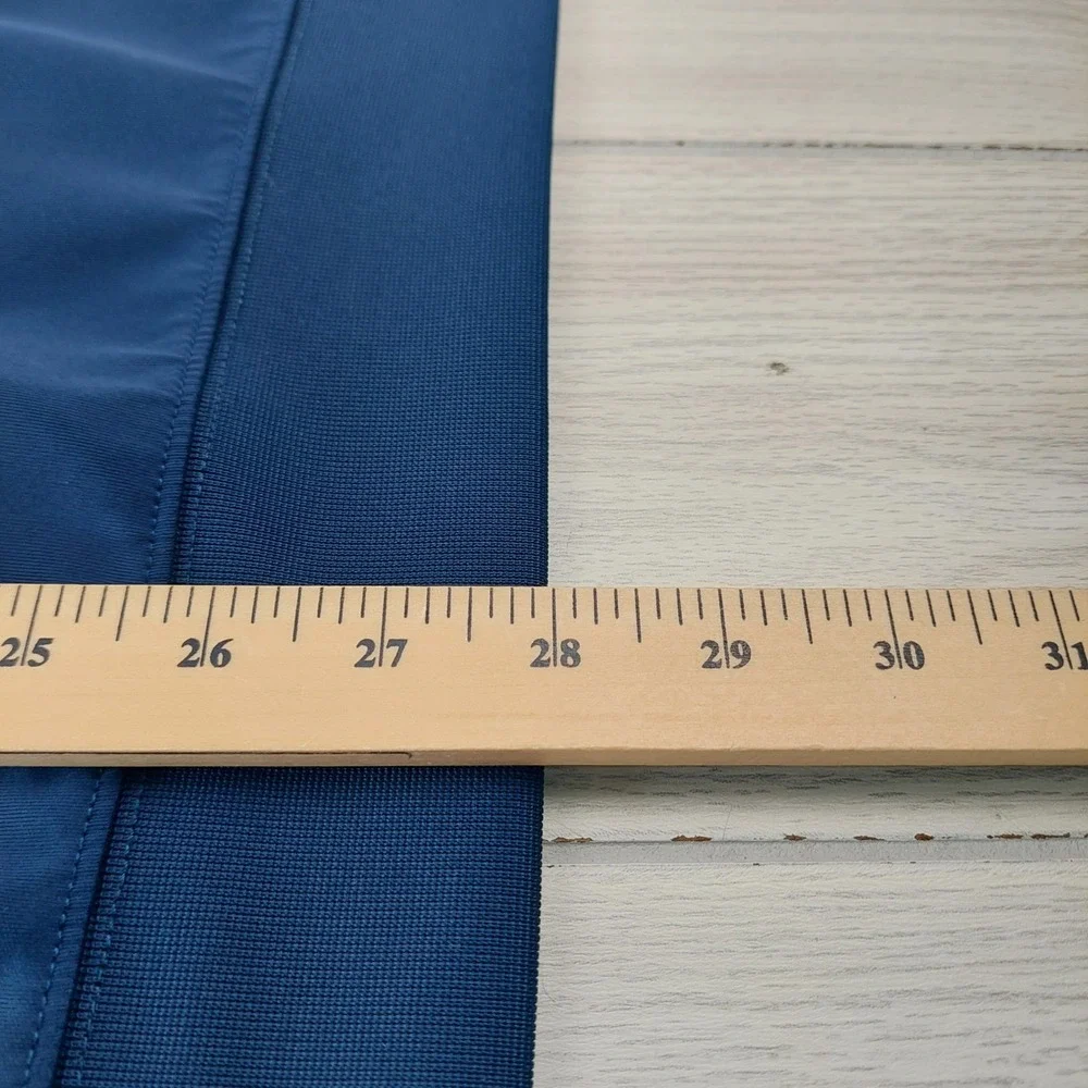 Fairway & Greene Quarter Zip Pullover Mens XL Navy Blue Tech Stretch Golf CLEAR